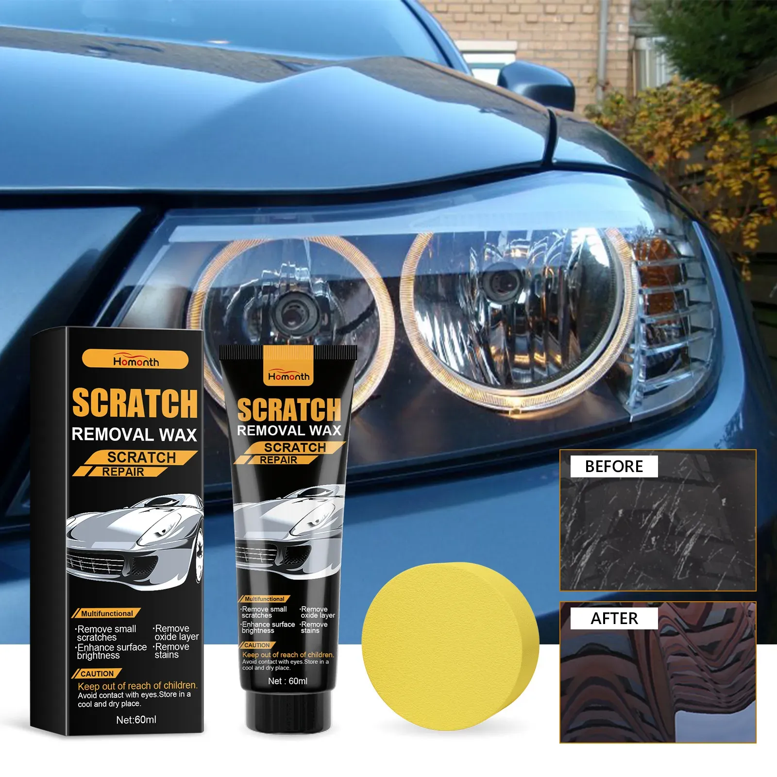 2-in-1 Scratch Wax – Repair & Coat in One Step hover