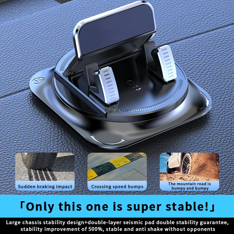 360° Car Phone Holder – Rock-Solid Suction, Fits All Phones hover