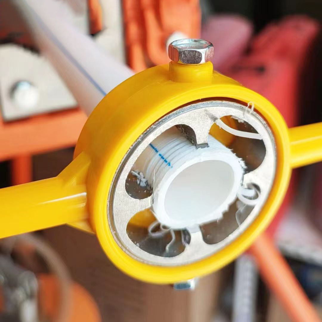 6-Piece Pipe Tap Set for PVC Plastic Pipes