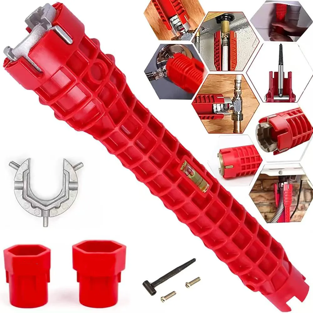 14-In-1 Multifunctional Bendable Pipe Wrench