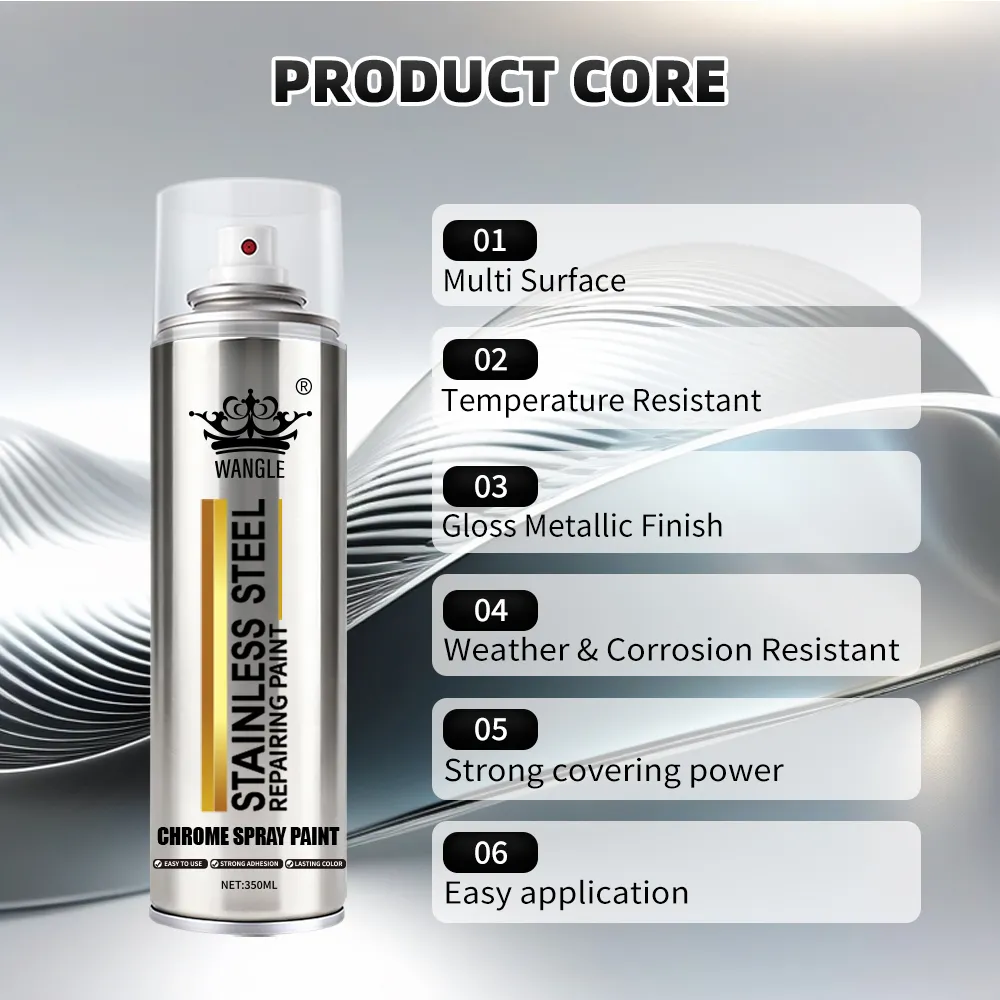 350ml Stainless Steel Metal Spray Paint hover
